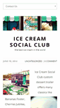 Mobile Screenshot of icecreamsocialclub.biz